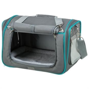Preview: Reisetasche Vicky mit herausnehmbaren Kissen Grau Trixie